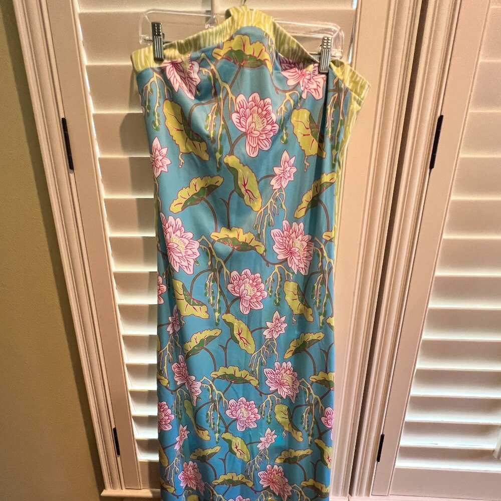 Floral Gretchen Scott Halter Dress